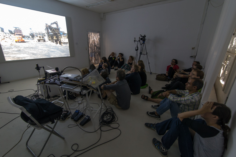 Event "Cluster #1" im Rahmen des Project Space Festival im Labor